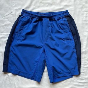 Lululemon Blue Pace Breaker Linerless Athletic 9” Shorts